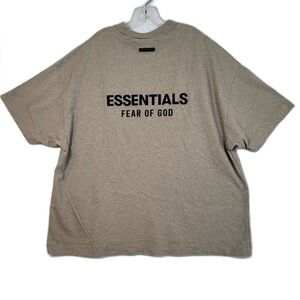 Fear of God Essentials Crewneck Classic Fit T-Shirt Dark Oatmeal Size L